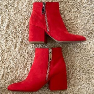 Dolce Vita Suede Zip Bootie
